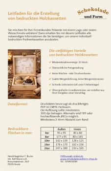 Kostenloser Leitfaden zur Erstellung für die Erstellung von bedruckten Holzkassetten